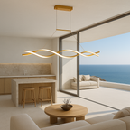 WaveLux – Lámpara de Araña LED Moderna