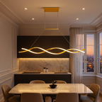 WaveLux – Lámpara de Araña LED Moderna