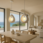 Lámpara Colgante Halo Esculpido – Iluminación Orgánica Moderna