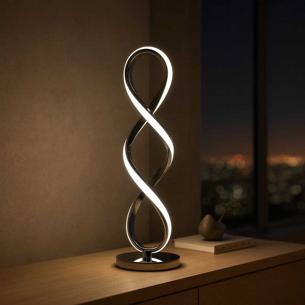 Lámpara Escultórica LED Luminous Twist